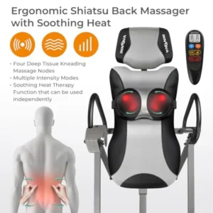 Therapeutic Heat and Shiatsu Massage Inversion Table