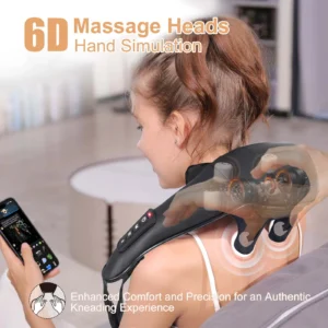 Shiatsu Back Neck Shoulder Massager Cordless